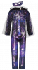 Purple Skeleton & Cape Costume - Kids