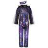 Purple Skeleton & Cape Costume - Tween.4