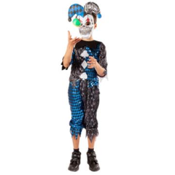 Scary Jester Costume - Kids