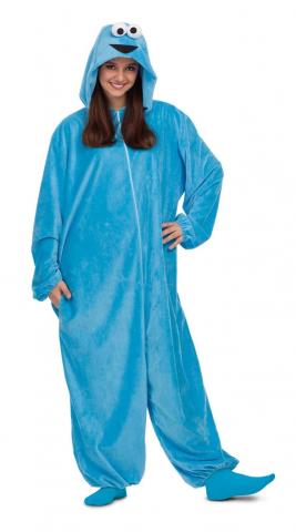 Sesame Street Cookie Monster Onsie - Adult
