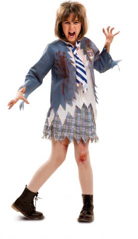 Zombie School Girl Costume - Tween