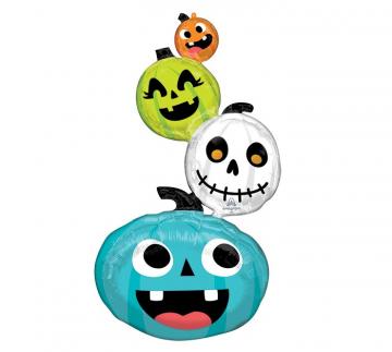 Pumpkin Stacker Multi Foil Balloon - 60"