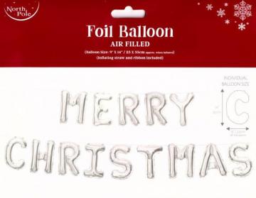 Merry Christmas Foil Balloon Set