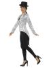 Sequin Tailcoat Jacket - Silver