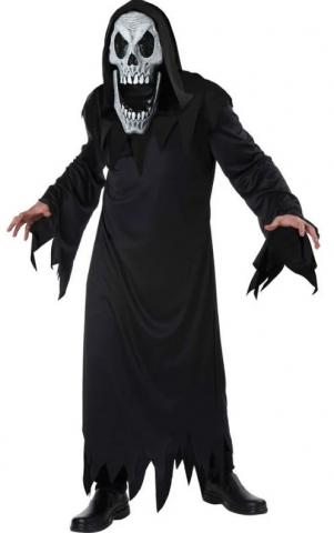 Reaper Elongated Face Costume - Adults
