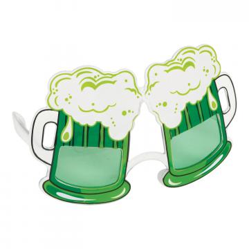 Green Beer Fun Glasses