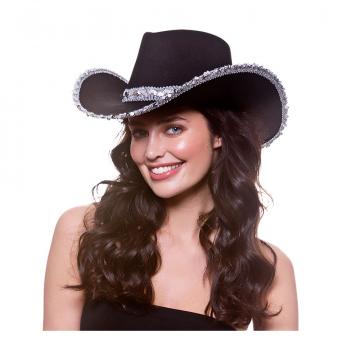 Cowgirl Hat - Black