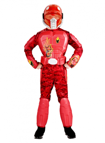 Deluxe Flame Warrior Costume - Kids