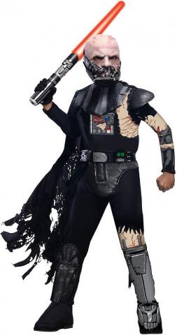 Battle Damaged Darth Vader Costume - Kids
