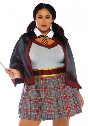 Spellbinding School Girl Costume - Plus Size