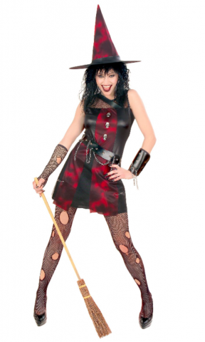 Punk Witch Costume - Ladies