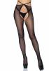 Strappy Crotchless Tights