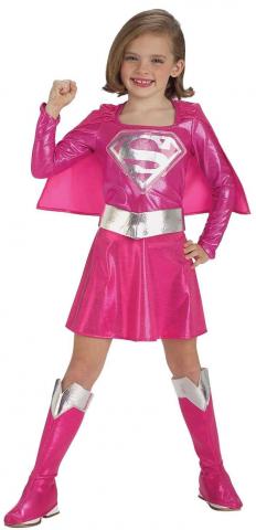 Supergirl pink costume