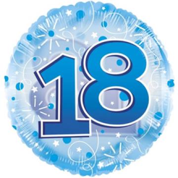 Blue 18th Birthday Balloon - 24"