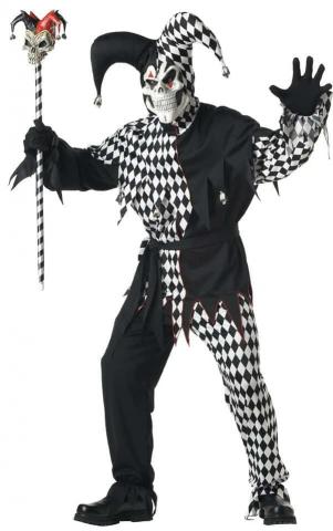 Adult Evil Jester Costume