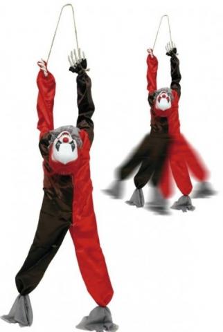 Hanging Clown with movement, sound and light