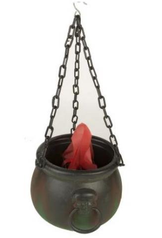 Hanging Cauldron with Fire