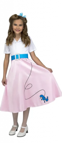 pink lady rose costume tween