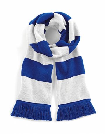 Blue and White Scarf