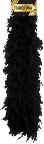 Black Feather Boa -  150cm