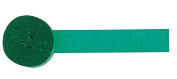 Green Crepe streamer