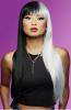 Downtown Diva Black and white Wig