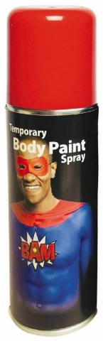 Temporary Body Paint Spray - Red