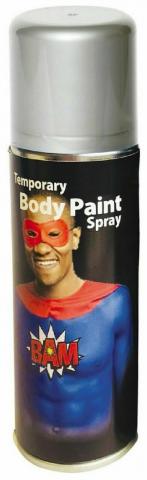 Temporary Body Paint Spray - Silver