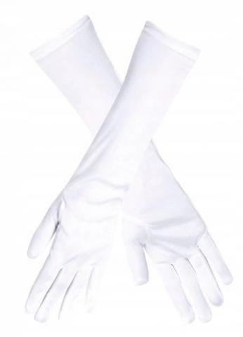White Elbow Gloves