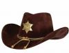 Brown Suede Sheriff Hat