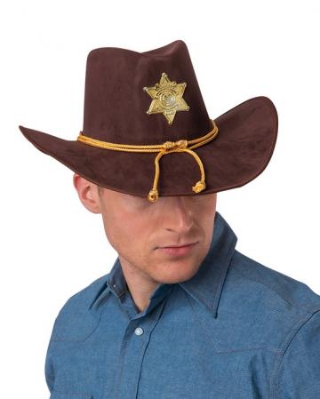 Cowboy Suede Sheriff Hat