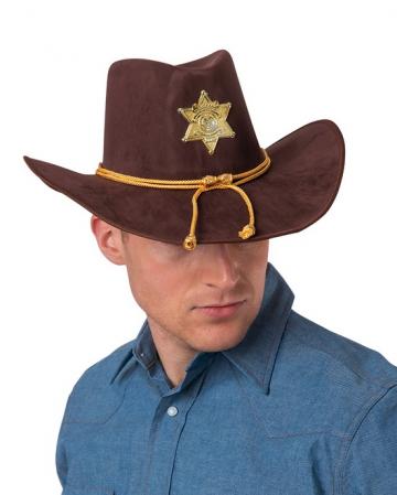Cowboy Suede Sheriff Hat