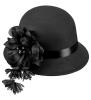 Black Flapper Hat