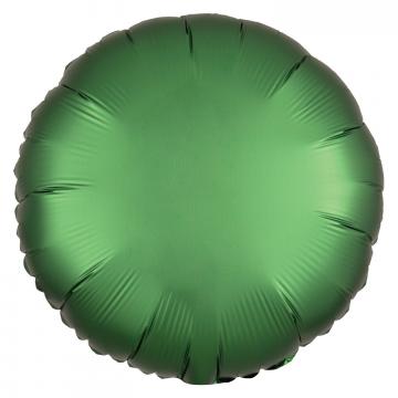 Satin Emerald Circle Foil Balloon - 15"