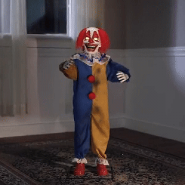 Little Top Clown Animated Decoration