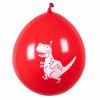 Dino Party Latex Balloons - 6 Pack