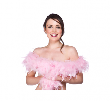 Supersoft Feather Boa - Baby Pink