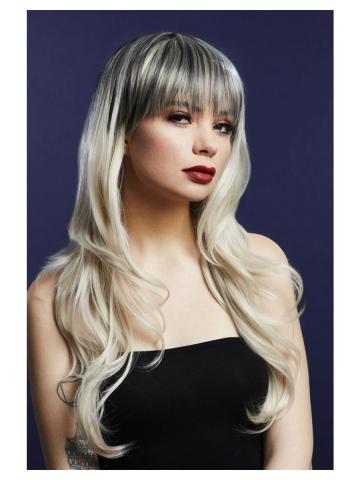 Deluxe Sienna Wig - Blonde With Dark Roots
