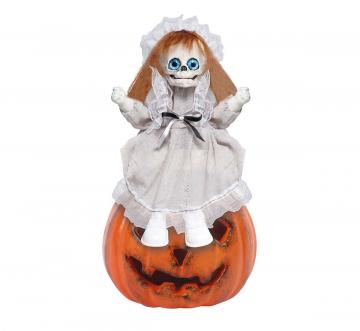 Skeleton Doll With Garden Stick