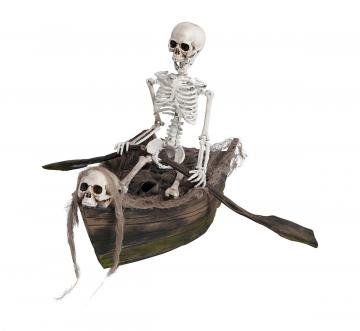 Skeleton In Boat Decoration