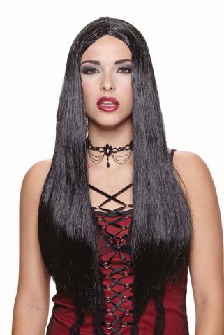 Long Black Wig 24 inches