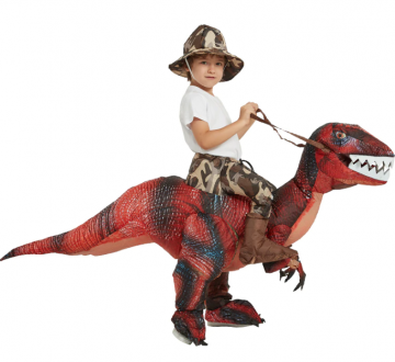 Ride On Raptor Costume