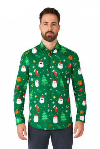 Festivity Green Christmas Shirt