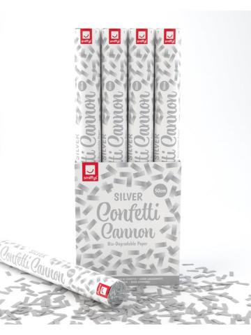 Silver Confetti Cannon
