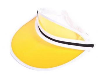 Yellow Golf Visor Hat