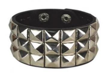 Silver Studded Wristband