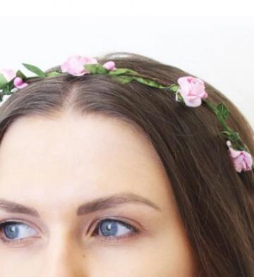 Flower Hairband - Pink