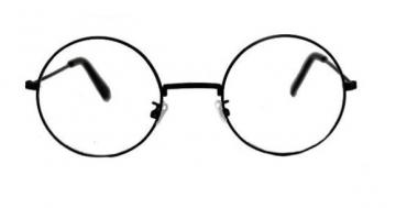 Round Glasses - Black Frame