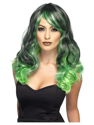 Bewitching Ombre Wig - Green/Black