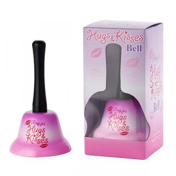 "Ring Hugs and Kisses" Novelty Bell